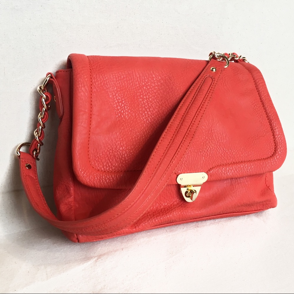 Kelsi Dagger Harrison Shoulder Bag in Tangerine
